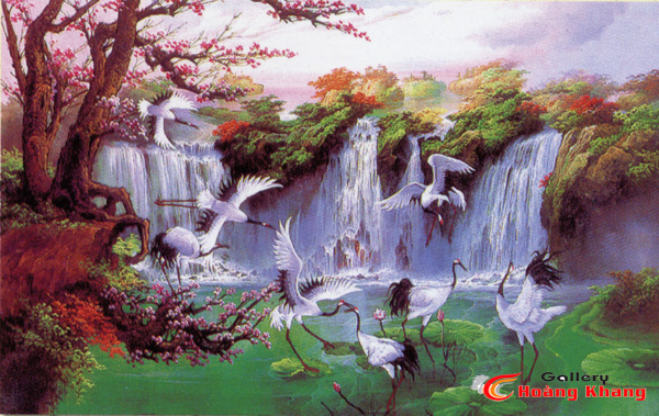 Tranh Núi - Nước - Phong Thuỷ